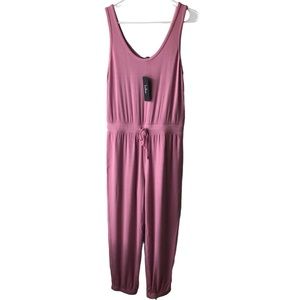 NWT Lulu’s Pink Sleeveless Jumpsuit - Size Small
